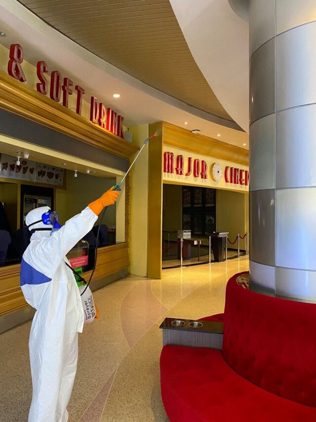 "เมเจอร์ ซีนีเพล็กซ์" Big Cleaning ในทุกๆสาขา ! เพื่อความสะอาดและสุขอนามัย