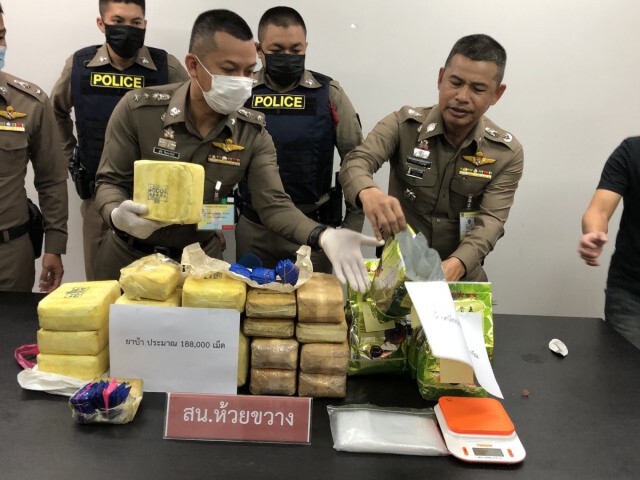 ตำรวจจับยึดแหล่งพักยาบ้า ย่านห้วยขวาง เตรียมขยายผลนายทุน