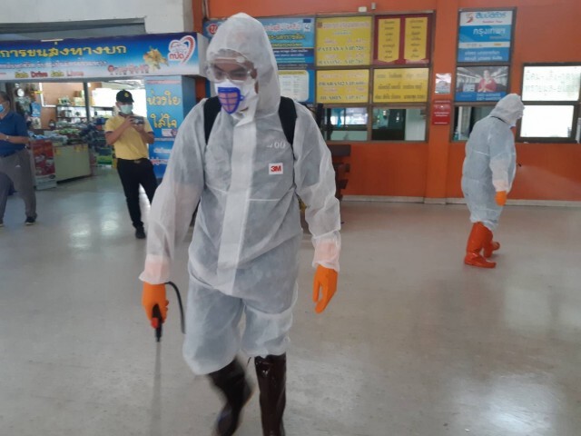 ขนส่งฯเข้มมาตรการป้องกัน COVID-19