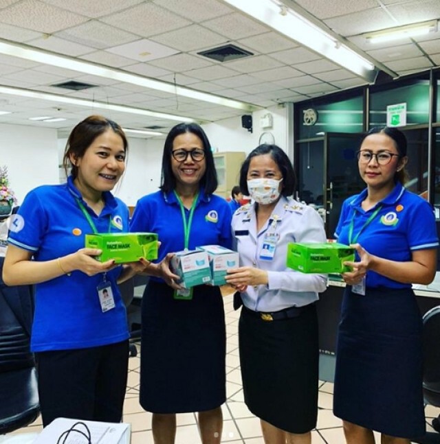 "จุ๋ย" เผยที่มาหน้ากากอนามัย 3,500 ชิ้น บริจาคให้ รพ.รามาธิบดี