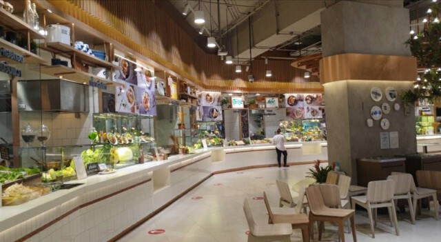 ตรวจสถานประกอบการ หลังปิดห้าง ให้ซื้ออาหารกินที่บ้าน