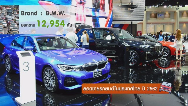ยอดขายรถยนต์ในประเทศไทย ปี 2562
