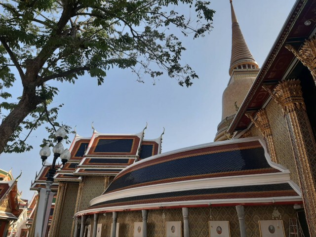 บรรยากาศสวดมนต์ เพิ่มพลังใจไล่โควิด-19