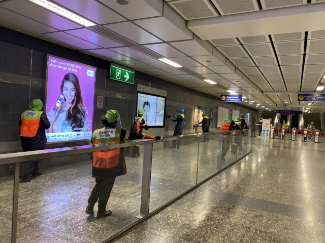 MRT ย้ำผู้โดยสารต้องสวมหน้ากากอนามัย
