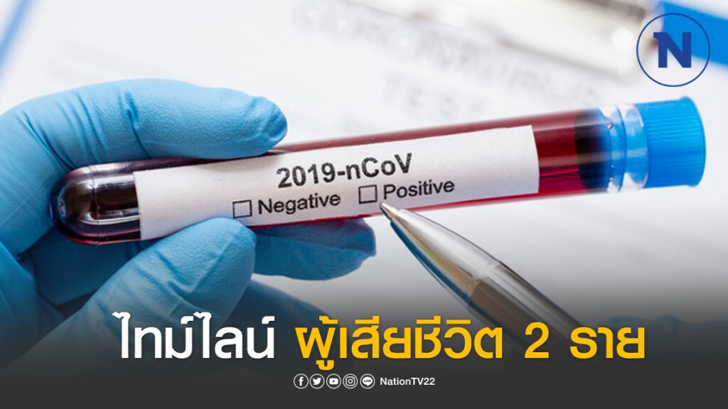 สธ. เผย ไทม์ไลน์ผู้เสียชีวิต 2 ราย จากโควิด-19