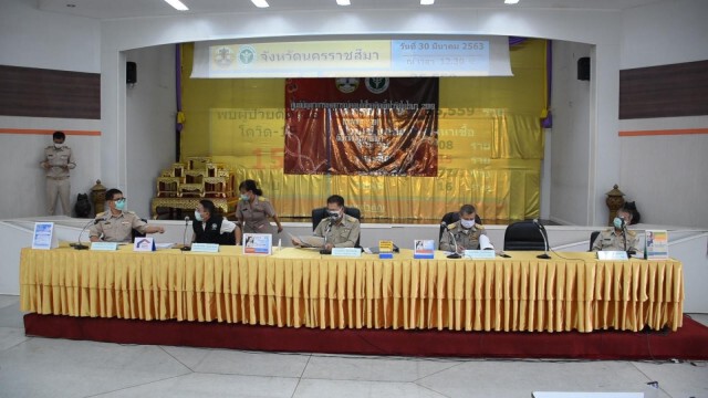 โคราชติดเชื้อเพิ่ม 4 ราย รวมเป็น 15 ราย