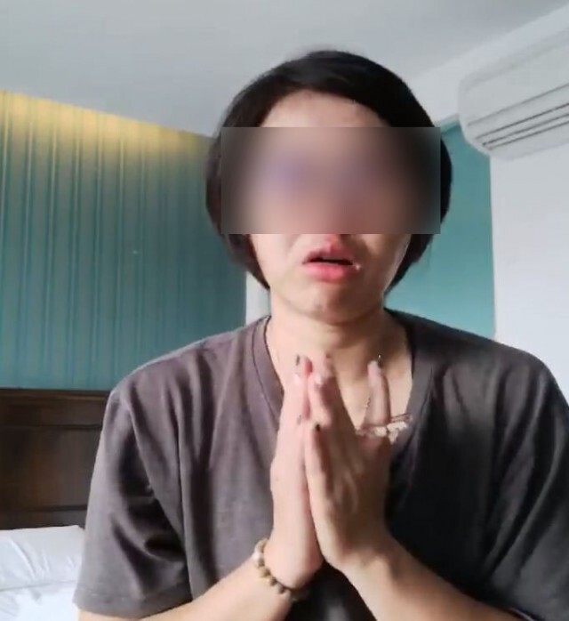 สาวร้องไห้โฮ! ติดโควิด พร้อมขอโทษ เผยเคยทำน้ำเเจกคุณหมอ-พยาบาล
