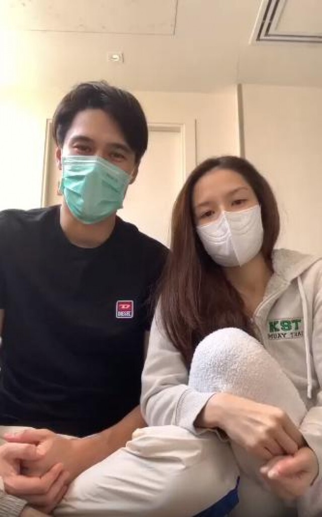 แมทธิว-ลีเดีย อัพเดตอาการ หลังรักษากว่า 20 วัน อาการดีขึ้น เเต่! ผลยังเป็นบวกอยู่