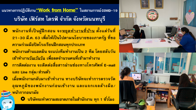 เอกชนขานรับมาตรการ Work From Home