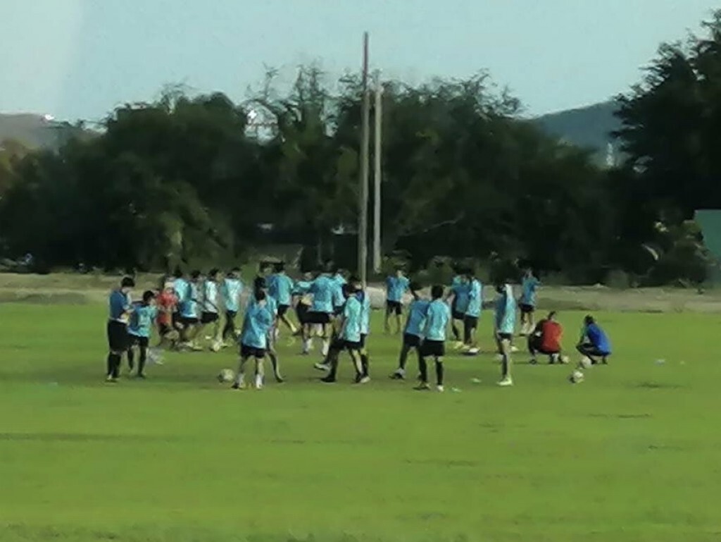 ทีมบอลราชนาวี มาซ้อมบอลจริง แต่ สห.ทร. เขิญออก