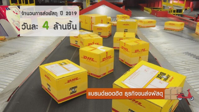 แบรนด์ยอดฮิต จัดลำดับธุรกิจขนส่งพัสดุมากที่สุด