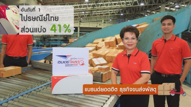แบรนด์ยอดฮิต จัดลำดับธุรกิจขนส่งพัสดุมากที่สุด