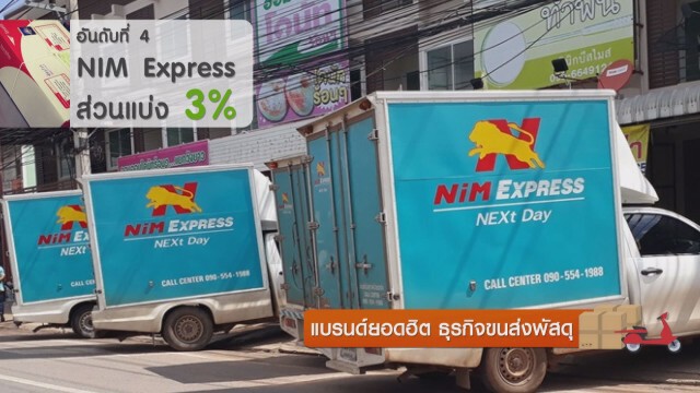 แบรนด์ยอดฮิต จัดลำดับธุรกิจขนส่งพัสดุมากที่สุด