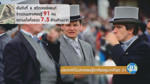 ประเทศที่มีมหาเศรษฐีอาศัยอยู่มากที่สุด(1)