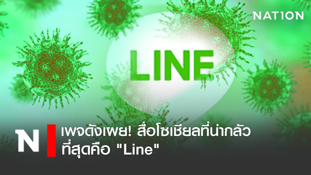 เพจดังเผย! สื่อโซเชียลที่น่ากลัวที่สุดคือ "Line"