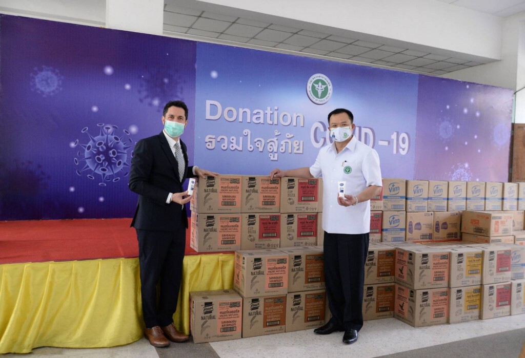 "ยูนิลีเวอร์ ประเทศไทย" บริจาคกว่า 40 ล้าน เพื่อ "ฮีโร่ในโรงพยาบาล" สู้โควิด-19
