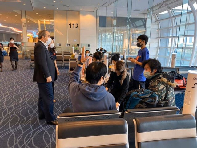 สถานเอกอัครราชทูต ณ กรุงโตเกียว ดูแลคนไทยที่ตกค้างที่สนามบิน Haneda