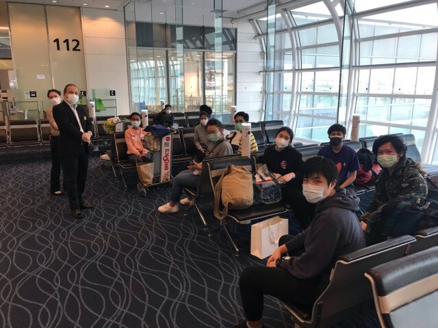 สถานเอกอัครราชทูต ณ กรุงโตเกียว ดูแลคนไทยที่ตกค้างที่สนามบิน Haneda