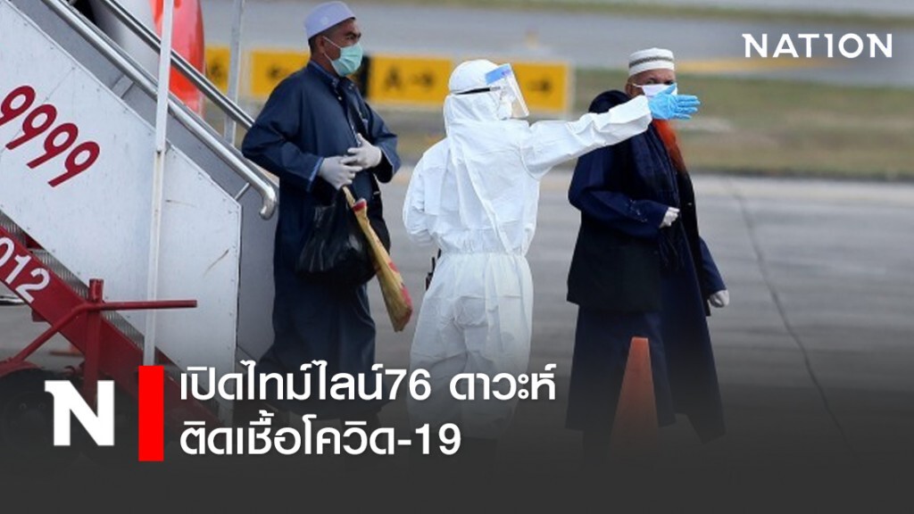 เปิดไทม์ไลน์76 ดาวะห์ติดเชื้อโควิด-19 เปิดไทม์ไลน์76 ดาวะห์ติดเชื้อโควิด-19
