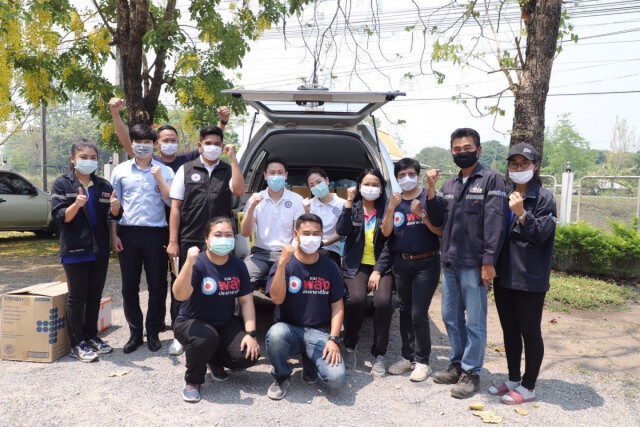 "เขตรัฐ-จุฑาทัตต" มอบอุปกรณ์ป้องกันโควิด-19 ให้ 14 รพ.ในกาญจนบุรี