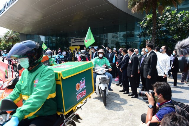 CPF คุมเข้มความปลอดภัยการจัดส่งอาหารป้องกันโควิด19