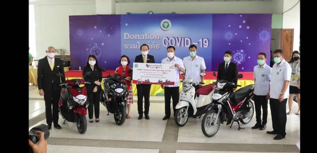 "ยามาฮ่า" ร่วมฝ่าวิกฤติโควิด-19 มอบรถมอเตอร์ไซค์ 100 คัน ให้แพทย์