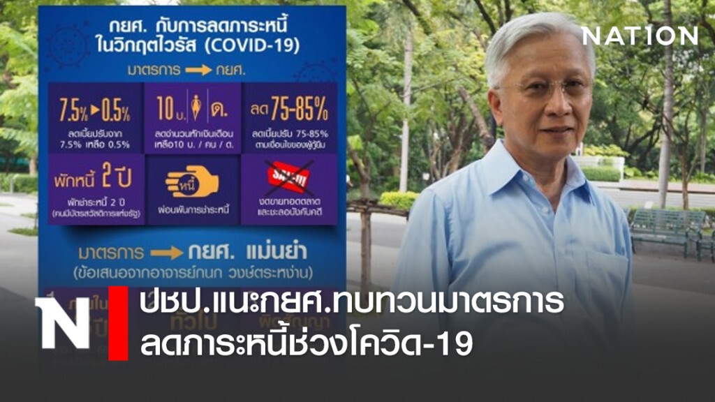 ปชป.แนะกยศ.ทบทวนมาตรการลดภาระหนี้ช่วงโควิด-19 ปชป.แนะกยศ.ทบทวนมาตรการลดภาระหนี้ช่วงโควิด-19