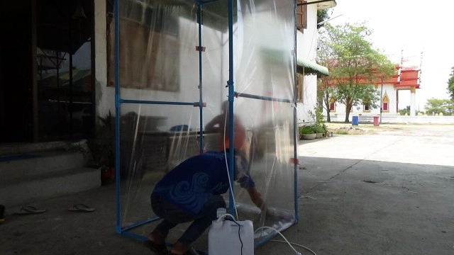 วัดดังแจก "แมสลงยันต์" ทำบุญอุ่นใจไกล "โควิด"