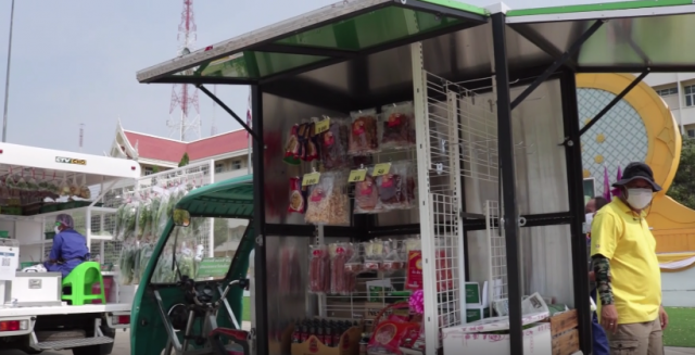 ขอนแก่น เปิดตัวรถสมาร์ทพุ่มพวง 5 คัน ให้เป็นตลาดสดออนไลน์เคลื่อนที่