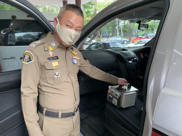 ตำรวจป่าไม้ร่วมหน่วยงาน แจกหน้ากากผ้า-Face shield