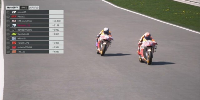 "อเล็กซ์ มาร์เกซ" คว้าอันดับ 3  MotoGP Virtual Race สนามสอง