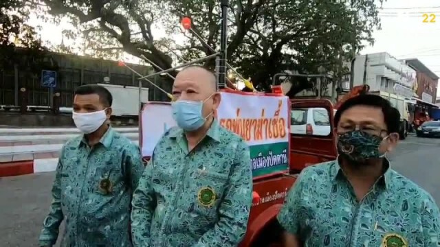 ลงทุน 4 พัน แปลงโฉม"จี๊ปโบราณ"เป็นรถปฏิบัติการพ่นยาฆ่าโควิด