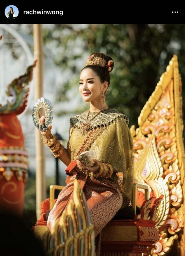 สวยหยาดเยิ้ม "นางเอก"กับชุดไทย สงกรานต์ ยุคโควิด