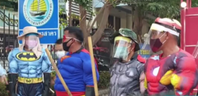 "4 ซุปเปอร์ฮีโร่" รวมพลัง "ฆ่าเชื้อ เพื่อชาติ"