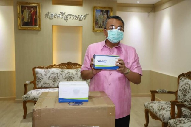 สถานกงสุลใหญ่ฯ จีน มอบหน้ากากอนามัย 2,000 ชิ้น