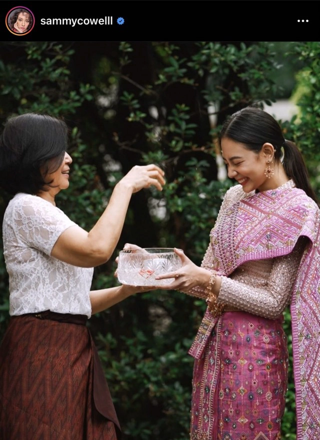 สวยหยาดเยิ้ม "นางเอก"กับชุดไทย สงกรานต์ ยุคโควิด