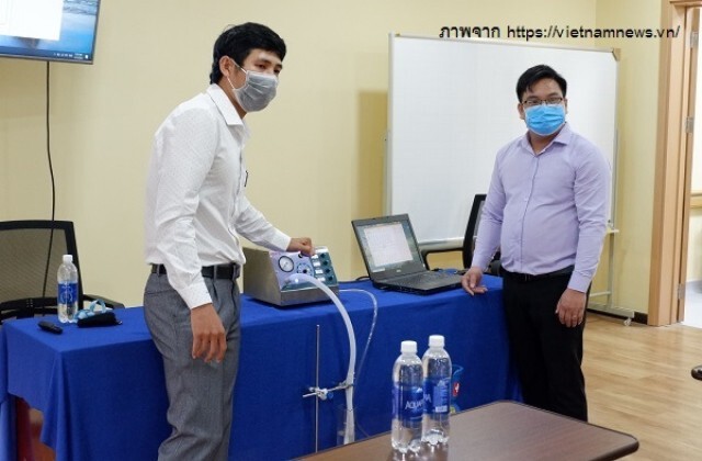 เอกชนเวียดนามประดิษฐ์เครื่องช่วยหายใจสู้โควิด-19