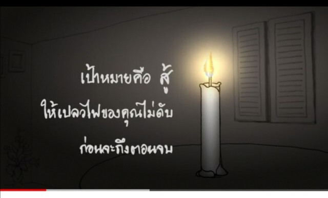 #อยู่อย่างมีสติ –เกมเปลวไฟ