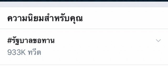 แรงไม่หยุด!! คนแห่ติด #รัฐบาลขอทาน จ่อทะลุ 1 ล้านครั้ง