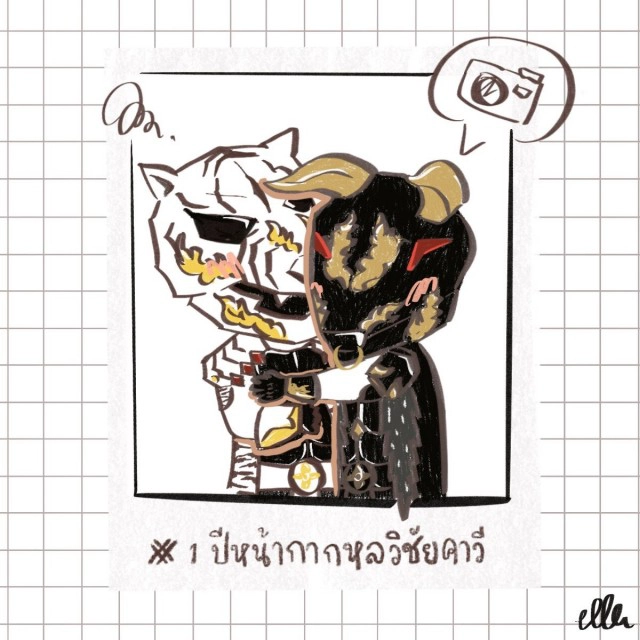 "ปอร์เช่-แจ็คกี้" ปลื้ม ทวิตอันดับ1 #1ปีหน้ากากหลวิชัยคาวี