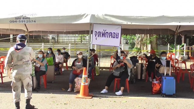 แรงงานไทย 107 คน กลับไทยผ่านด่านสะเดา