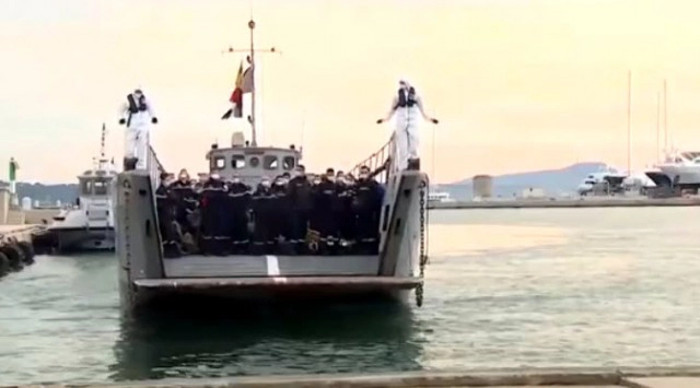 ทหารบนเรือบรรทุกเครื่องบินฝรั่งเศส ติดโควิด-19 เพิ่มอีกเกือบ 300 คน