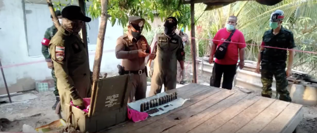 พบเครื่องกระสุนปืนสงครามเพียบ...ที่สุพรรณบุรี