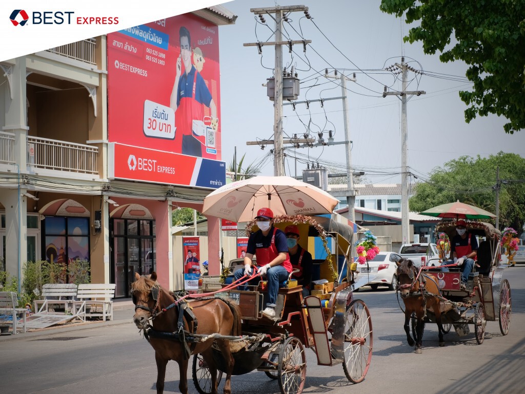 BEST Express เปลี่ยนวิกฤตโควิด-19 เสริมอาชีพสนับสนุนรถม้า จังหวัดลำปาง