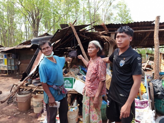 พายุถล่มบุรีรัมย์ 4 ตำบล บ้านพังกว่า 60 หลัง