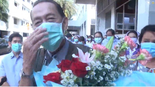 ส่งเซียนมวยผู้ป่วยโควิดรายที่ 2 หายดีกลับบ้านแล้ว