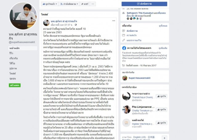 กระหึ่มโซเชียล! หมอโพสต์ "รัฐบาลสอบตก" ตัดงบฯสาธารณสุข