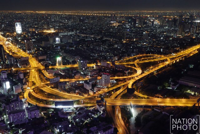 "Bangkok from Above" ความเงียบสงบท่ามกลางแสงสลัว
