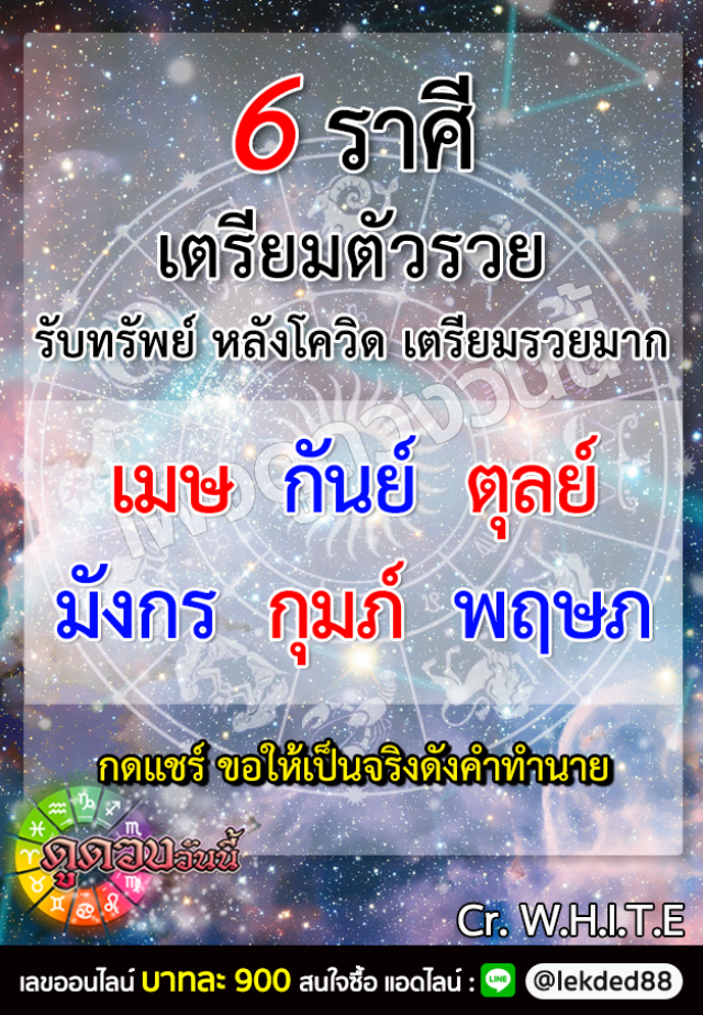 เปิด 6 ราศี เตรียมตัวรวย รับทรัพย์ หลังโควิด
