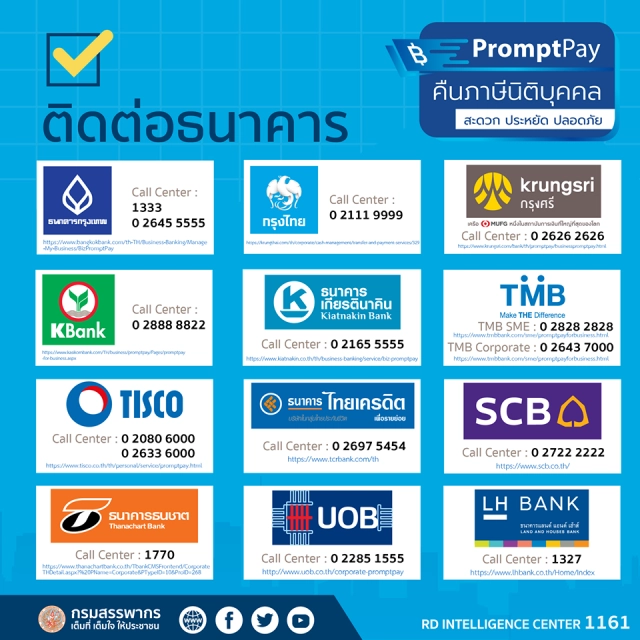 สรรพากรคืนภาษีนิติบุคคลผ่านพร้อมเพย์ เริ่ม 1 พ.ค.นี้